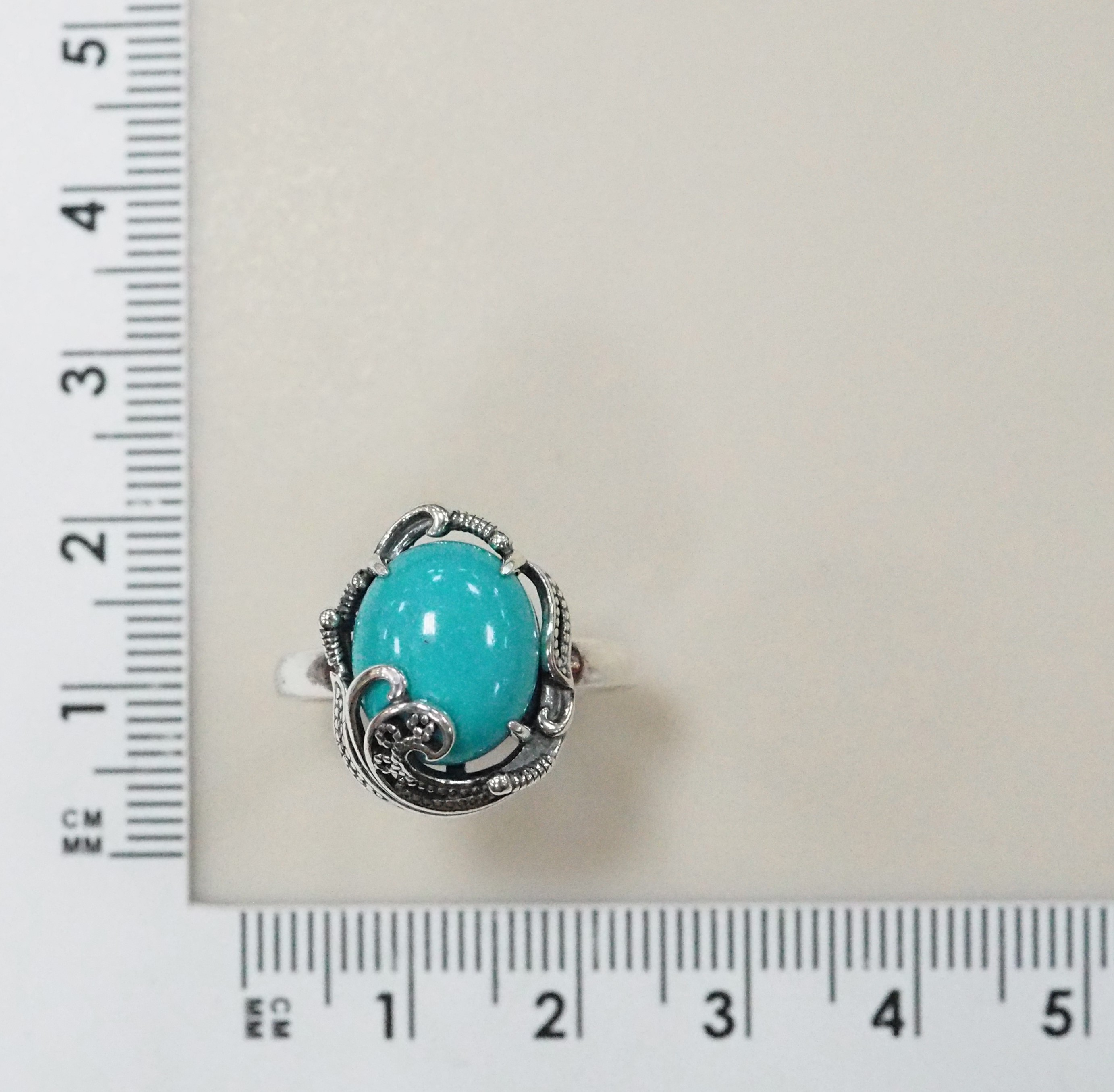 Серебряное кольцо с бирюзой